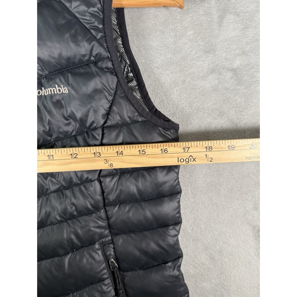 Columbia‎ Vest Womens XS Black 650TD Puffer Omni Heat Turbodown Full Zip - Picture 6 of 16
